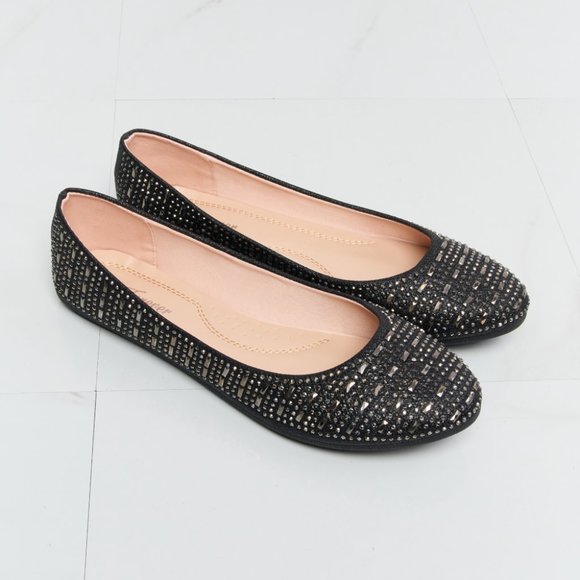 Forever Link Rhinestone Pointed Toe Flats - Picture 6 of 6